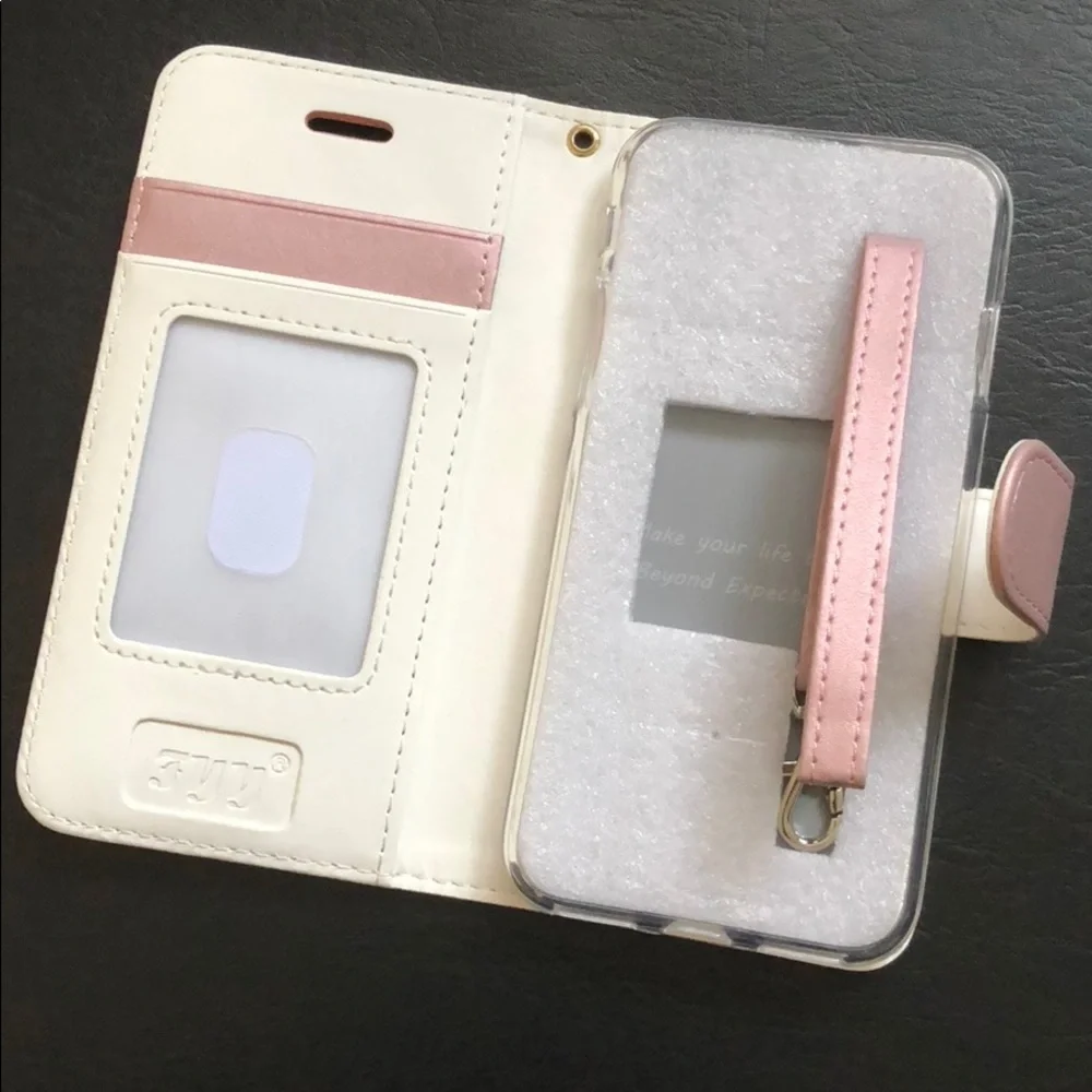 New iPhone 7 rose gold wallet case